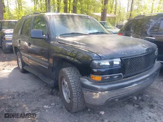 2003 Chevrolet Tahoe LT with VIN 1GNEC13Z63J251155, listed as a IAAI auction lot 42036158 with 1 mi miles. Bid and sale history available at carsss.com. Image 1.