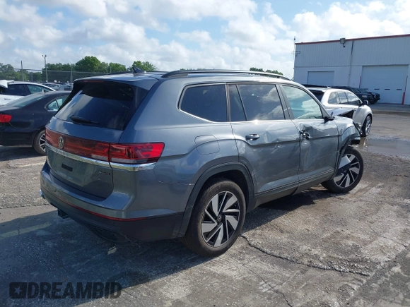 2024 Volkswagen Atlas SE с VIN 1V2HR2CA1RC547264, выставлен на аукционе IAAI как лот 41948193 с пробегом 24 683 миль миль и . История ставок и продаж доступна на DreamBid. Изображение 4.