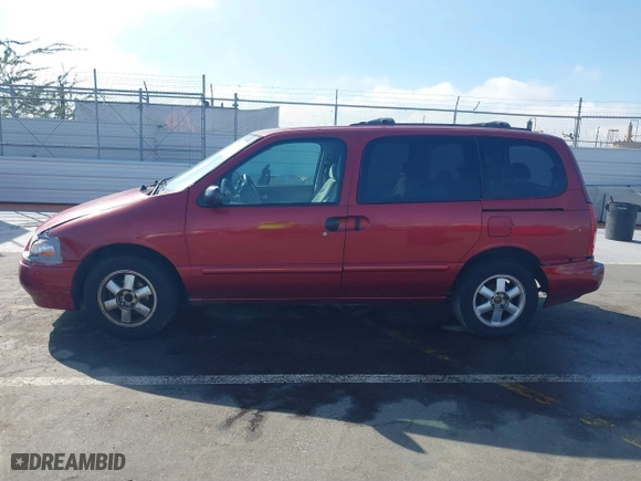 2002 Nissan Quest GXE with VIN 4N2ZN15T92D805926, listed as a IAAI auction lot 41576725 with 226,920 mi miles. Bid and sale history available at carsss.com. Image 14.