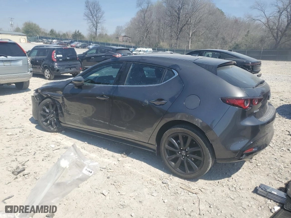 2023 Mazda Mazda3 Hatchback 2.5 S Premium with VIN JM1BPAMM1P1601266, listed as a Copart auction lot 50915755 with 29,697 mi miles and Salvage Title. Bid and sale history available at carsss.com. Image 2.