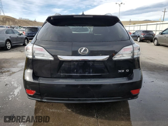 2011 Lexus RX 350 with VIN JTJBK1BA7B2013931, listed as a Copart auction lot 50087405 with 117,389 mi miles and Salvage Title. Bid and sale history available at DreamBid. Image 6.