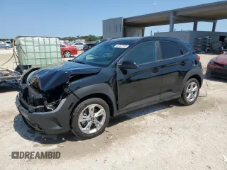2023 Hyundai Kona SEL with VIN KM8K3CAB5PU010605, listed as a Copart auction lot 55762195 with 13,314 mi miles and Salvage Title. Bid and sale history available at DreamBid. Image 1.