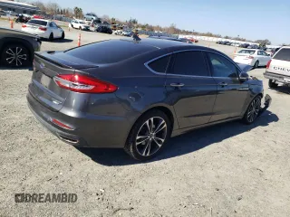 2019 Ford Fusion Titanium with VIN 3FA6P0D96KR154543, listed as a Copart auction lot 47564305 with 91,849 mi miles and Salvage Title. Bid and sale history available at carsss.com. Image 3.