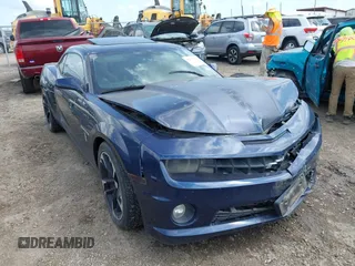 2012 Chevrolet Camaro 2LT with VIN 2G1FC1E34C9182301, listed as a IAAI auction lot 42553297 with 122,746 mi miles and . Bid and sale history available at DreamBid. Image 1.