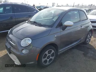 2013 FIAT 500e with VIN 3C3CFFGE6DT727575, listed as a IAAI auction lot 41613686 with 86,912 mi miles. Bid and sale history available at carsss.com. Image 2.