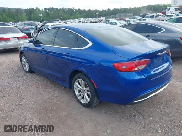 2015 Chrysler 200 Limited with VIN 1C3CCCAB3FN507626, listed as a IAAI auction lot 42047898 with 199,292 mi miles. Bid and sale history available at carsss.com. Image 3.