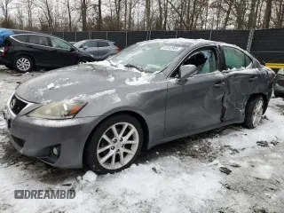 2012 Lexus IS 250 with VIN JTHCF5C25C5059413, listed as a Copart auction lot 87642065 with 108,205 mi miles and Salvage Title. Bid and sale history available at DreamBid. Image 1.