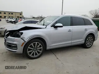 2017 Audi Q7 Premium Plus with VIN WA1LAAF72HD035349, listed as a Copart auction lot 47879885 with 110,383 mi miles and Salvage Title. Bid and sale history available at carsss.com. Image 1.