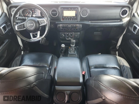 2019 Jeep Wrangler Unlimited Sahara with VIN 1C4HJXEG4KW577094, listed as a Copart auction lot 55409845 with 155,540 mi miles and Salvage title. Bid and sale history available at DreamBid. Image 8.