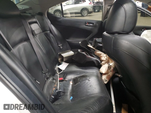 2008 Lexus IS 250 with VIN JTHCK262X85022998, listed as a Copart auction lot 54437675 with 205,216 mi miles and Non repairable. Bid and sale history available at DreamBid. Image 10.