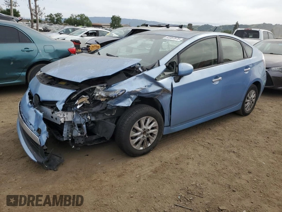 2013 Toyota Prius with VIN JTDKN3DP8D3042195, listed as a Copart auction lot 53387875 with 119,606 mi miles and Salvage Title. Bid and sale history available at DreamBid. Image 1.