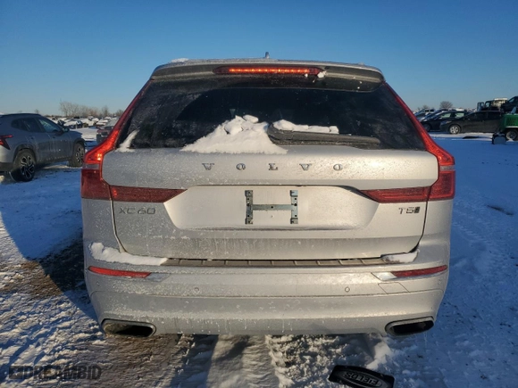 2021 Volvo XC60 Inscription with VIN YV4102RL8M1701024, listed as a Copart auction lot 45207055 with 27,107 mi miles and Salvage Title. Bid and sale history available at carsss.com. Image 6.