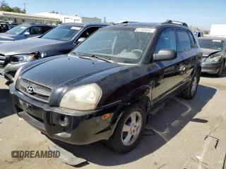 2005 Hyundai Tucson GL with VIN KM8JM12B95U193435, listed as a Copart auction lot 67132344 with 282,401 mi miles and Clean Title. Bid and sale history available at carsss.com. Image 1.