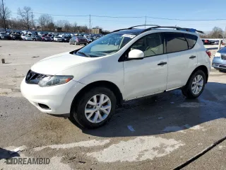 2011 Nissan Murano SV with VIN JN8AZ1MW3BW187169, listed as a Copart auction lot 43351245 with 148,226 mi miles and Salvage Title. Bid and sale history available at carsss.com. Image 1.