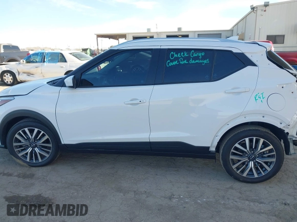 2024 Nissan Kicks SV with VIN 3N1CP5CV5RL567806, listed as a IAAI auction lot 41407515 with 1,602 mi miles and . Bid and sale history available at carsss.com. Image 15.