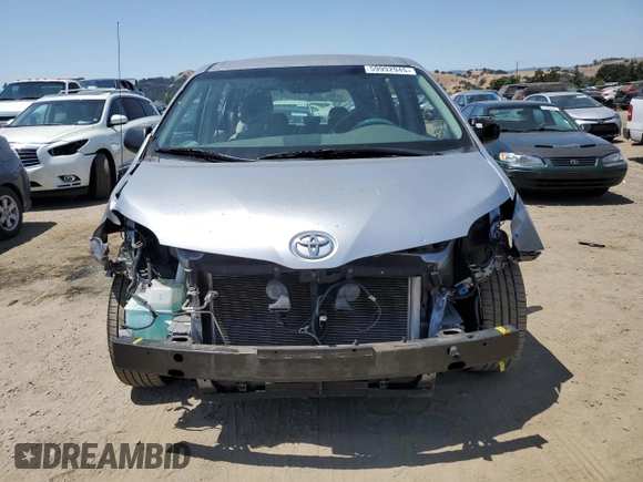 2012 Toyota Sienna with VIN 5TDZK3DC5CS200137, listed as a Copart auction lot 59992945 with 90,183 mi miles and Salvage title. Bid and sale history available at DreamBid. Image 5.
