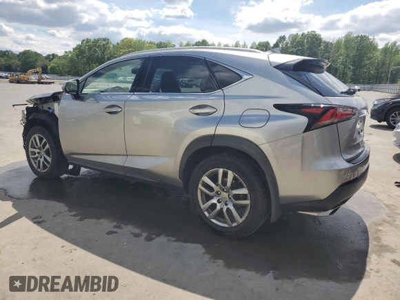 2016 Lexus NX 200t z VIN JTJBARBZ5G2052886, wystawiony jako Copart lot #55571105 z przebiegiem 104 501 mil mil oraz Szkoda całkowita • Salvage title. Historia ofert i sprzedaży dostępna na DreamBid. Obrazek 2.