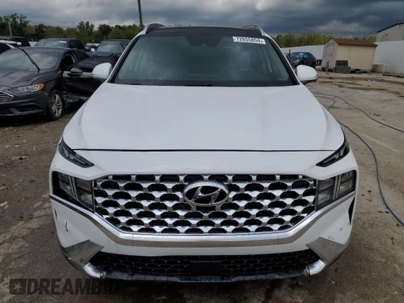 2023 Hyundai Santa Fe Hybrid SEL Premium with VIN 5NMS3DA13PH017786, listed as a Copart auction lot 72655854 with 8,977 mi miles and Salvage Title. Bid and sale history available at carsss.com. Image 5.