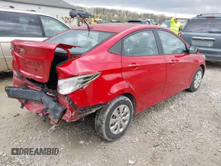 2015 Hyundai Accent GLS with VIN KMHCT4AE0FU915871, listed as a IAAI auction lot 41955604 with 110,822 mi miles and . Bid and sale history available at carsss.com. Image 4.