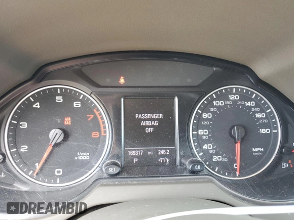 2011 Audi Q5 Premium Plus z VIN WA1LFAFP7BA106071, wystawiony jako Copart lot #57264035 z przebiegiem 169 317 mil mil oraz Szkoda całkowita • Salvage title. Historia ofert i sprzedaży dostępna na DreamBid. Obrazek 9.