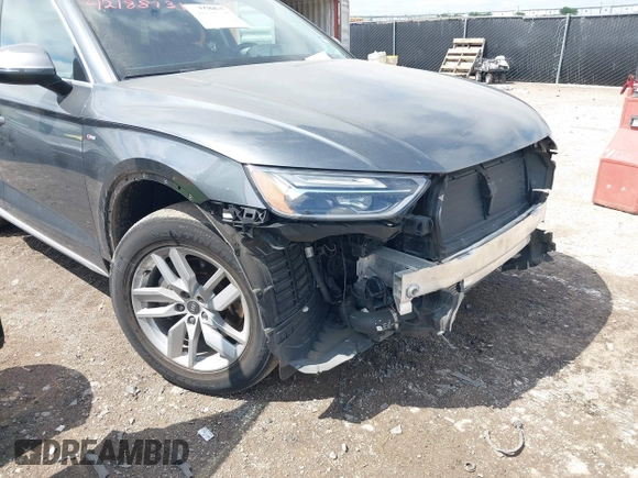 2023 Audi Q5 S line Premium with VIN WA1GAAFY8P2034467, listed as a IAAI auction lot 42188731 with 35,864 mi miles and . Bid and sale history available at DreamBid. Image 17.
