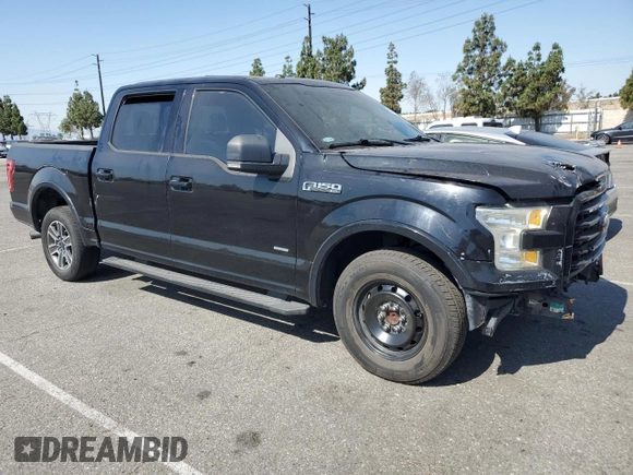 2016 Ford F-150 XL with VIN 1FTEW1CG4GKG00800, listed as a Copart auction lot 59311115 with Not provided miles and Salvage title. Bid and sale history available at DreamBid. Image 4.