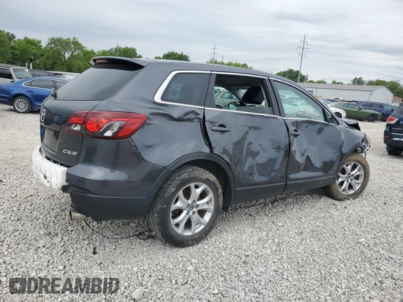 2014 Mazda CX-9 Touring with VIN JM3TB2CA7E0444918, listed as a Copart auction lot 57801165 with 116,638 mi miles and Salvage title. Bid and sale history available at DreamBid. Image 3.