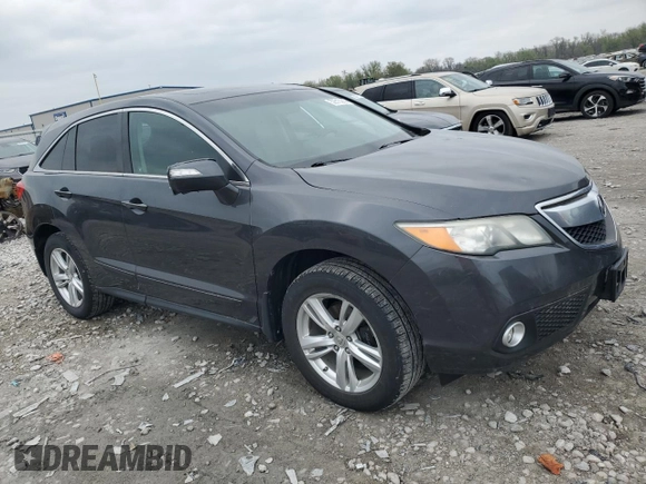 2013 Acura RDX Technology with VIN 5J8TB4H57DL013588, listed as a Copart auction lot 52813285 with 238,856 mi miles and Clean Title. Bid and sale history available at DreamBid. Image 4.