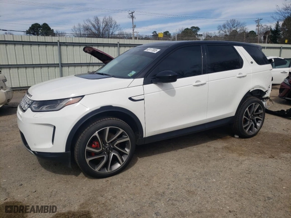 2022 Land Rover Discovery Sport SE with VIN SALCP2FX9NH910059, listed as a Copart auction lot 48117005 with 36,575 mi miles and Salvage Title. Bid and sale history available at carsss.com. Image 1.