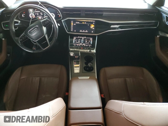 2019 Audi A6 Premium Plus with VIN WAUE8AF27KN120426, listed as a Copart auction lot 85317564 with 57,340 mi miles and Salvage Title. Bid and sale history available at carsss.com. Image 8.