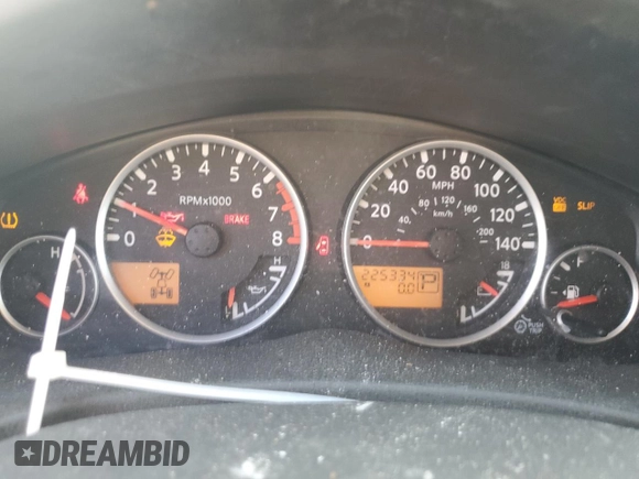 2006 Nissan Pathfinder SE z VIN 5N1AR18WX6C605168, wystawiony jako Copart lot #51843215 z przebiegiem 225 334 mil mil oraz Czysty tytuł • Clean title. Historia ofert i sprzedaży dostępna na DreamBid. Obrazek 9.