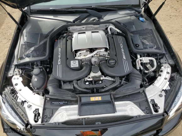 2016 Mercedes-Benz C-Class AMG C 63 S with VIN 55SWF8HB6GU113247, listed as a Copart auction lot 47280295 with 44,130 mi miles and Salvage Title. Bid and sale history available at carsss.com. Image 11.