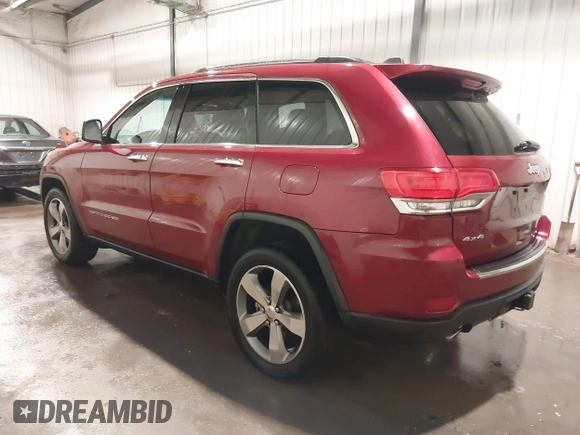 2014 Jeep Grand Cherokee Limited with VIN 1C4RJFBT1EC139798, listed as a IAAI auction lot 41772069 with 122,282 mi miles and . Bid and sale history available at DreamBid. Image 3.
