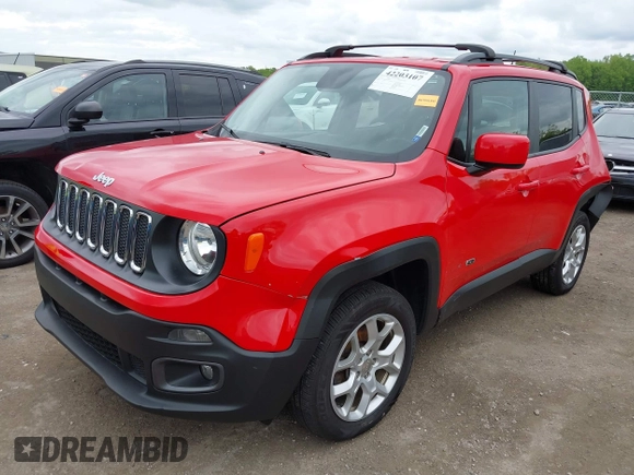 2017 Jeep Renegade Latitude z VIN ZACCJBBB2HPF86999, wystawiony jako IAAI lot #42203107 z przebiegiem 103 348 mil mil oraz . Historia ofert i sprzedaży dostępna na DreamBid. Obrazek 17.