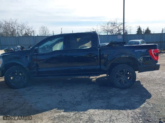 2021 Ford F-150 XL with VIN 1FTFW1E84MFB81801, listed as a IAAI auction lot 41604817 with 60,974 mi miles. Bid and sale history available at carsss.com. Image 14.