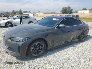 2023 BMW i4 eDrive40 with VIN WBY73AW01PFP79918, listed as a Copart auction lot 57541264 with 17,168 mi miles and Salvage Title. Bid and sale history available at carsss.com. Image 1.