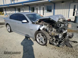 2014 BMW 5 Series 535i with VIN WBA5B1C56EDZ37168, listed as a Copart auction lot 42676905 with Not Provided miles and Salvage Title. Bid and sale history available at DreamBid. Image 4.