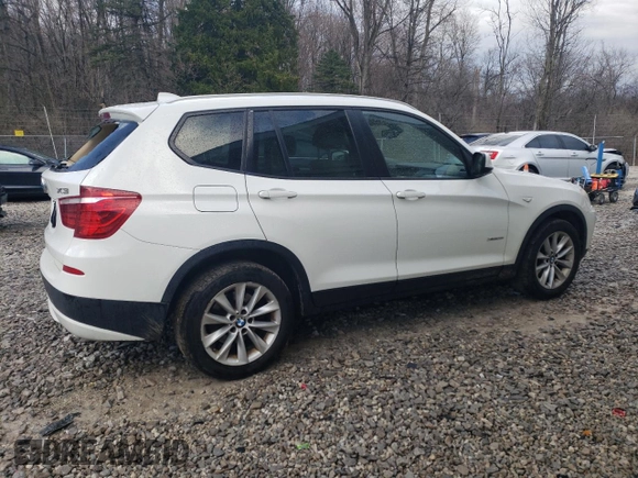 2014 BMW X3 xDrive28i with VIN 5UXWX9C50E0D14502, listed as a Copart auction lot 49828615 with 140,355 mi miles and Clean Title. Bid and sale history available at DreamBid. Image 3.