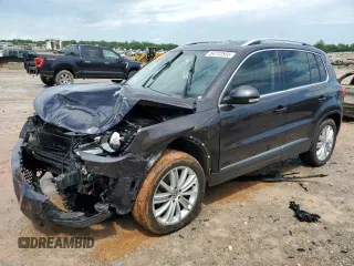 2016 Volkswagen Tiguan SE with VIN WVGAV7AX3GW515359, listed as a Copart auction lot 54722555 with Not provided miles and Salvage title. Bid and sale history available at DreamBid. Image 1.