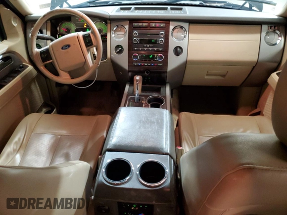 2014 Ford Expedition King Ranch with VIN 1FMJU1J53EEF20188, listed as a Copart auction lot 48194665 with 235,078 mi miles and Salvage title. Bid and sale history available at DreamBid. Image 8.