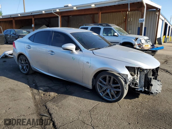 2020 Lexus IS 350 F Sport with VIN JTHGZ1E27L5017792, listed as a Copart auction lot 60219315 with 45,023 mi miles and Salvage title. Bid and sale history available at DreamBid. Image 4.