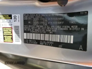 2015 Toyota Sienna XLE with VIN 5TDYK3DC2FS557260, listed as a Copart auction lot 50147465 with 177,492 mi miles and Salvage Title. Bid and sale history available at carsss.com. Image 14.