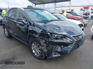 2019 Lexus NX with VIN JTJYARBZ7K2123296, listed as a IAAI auction lot 41760518 with 106,860 mi miles. Bid and sale history available at carsss.com. Image 1.