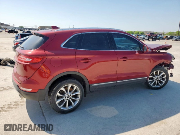 2019 Lincoln MKC Select with VIN 5LMCJ2C93KUL45415, listed as a Copart auction lot 52195285 with 45,751 mi miles and Salvage title. Bid and sale history available at DreamBid. Image 3.