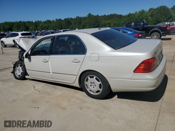 2002 Lexus LS 430 z VIN JTHBN30F620077425, wystawiony jako Copart lot #54665525 z przebiegiem 275 480 mil mil oraz Szkoda całkowita • Salvage title. Historia ofert i sprzedaży dostępna na DreamBid. Obrazek 2.