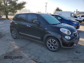 2014 FIAT 500L Trekking with VIN ZFBCFADH5EZ014340, listed as a Copart auction lot 42615255 with Not Provided miles and Clean Title. Bid and sale history available at DreamBid. Image 4.