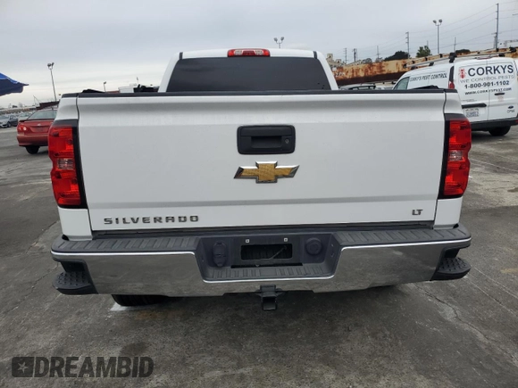 2015 Chevrolet Silverado 1500 LT with VIN 1GCRCRECXFZ189296, listed as a Copart auction lot 47300205 with 166,096 mi miles and Salvage Title. Bid and sale history available at carsss.com. Image 6.