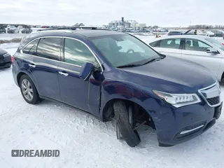 2016 Acura MDX Advance with VIN 5FRYD4H94GB037774, listed as a IAAI auction lot 41345763 with 133,045 mi miles and . Bid and sale history available at carsss.com. Image 1.