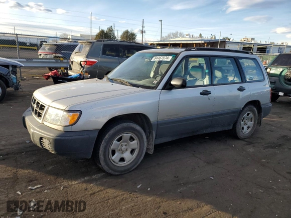 1999 Subaru Forester L with VIN JF1SF6355XG739180, listed as a Copart auction lot 84467674 with 127,591 mi miles and Salvage Title. Bid and sale history available at carsss.com. Image 1.