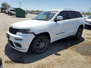 2020 Jeep Grand Cherokee High Altitude with VIN 1C4RJFCG2LC211526, listed as a Copart auction lot 54593905 with 75,396 mi miles and Salvage title. Bid and sale history available at DreamBid. Image 1.